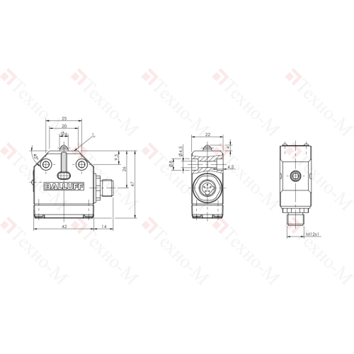 Одиночный выключатель Balluff BNS 819-100-K-13-S80