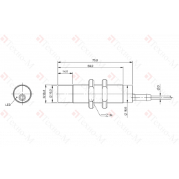 Индуктивный датчик Balluff BES M18TI2-NSC16F-AT05