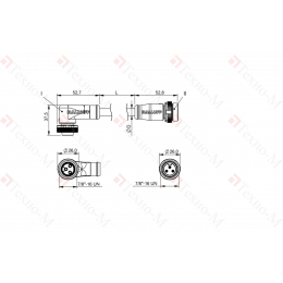 Соединительный кабель Balluff BCC A323-A313-30-345-VX43W6-200