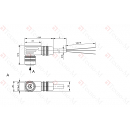 Разъем с кабелем Balluff BKS-S 33M-50