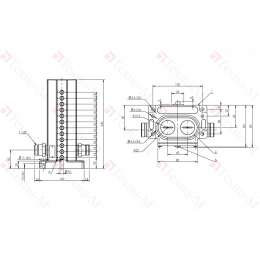 Блочный выключатель Balluff BNS 813-D12-D16-100-12-12-FD-S90S