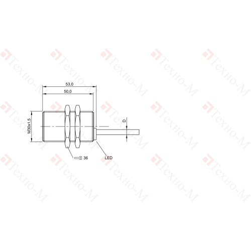 Индуктивный датчик Balluff BES M30MI-PSC15B-BV03