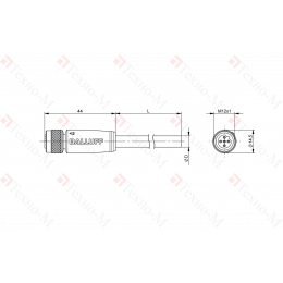 Разъем с кабелем Balluff BCC M415-0000-1B-031-PS72N1-050