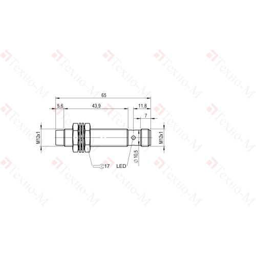 Индуктивный датчик Balluff BAW M12MH-BLC70G-S04G
