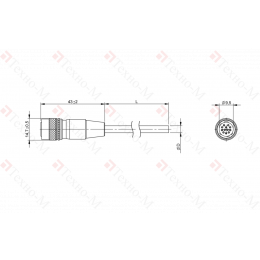 Разъем с кабелем Balluff BCC Z032-0000-10-148-VS0CT4-100
