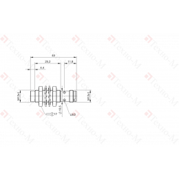 Индуктивный датчик Balluff BES M12MC1-PSC10F-S04G