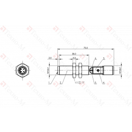 Емкостной датчик Balluff BCS M12BBG2-PSC40D-S04K