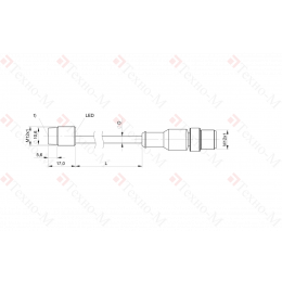 Индуктивный датчик Balluff BES M12EA-NSC60F-EP00,3-GS04