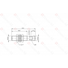 Индуктивный датчик Balluff BES 516-113-SA2-S4-CW