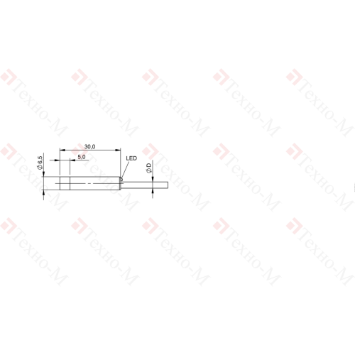 Индуктивный датчик Balluff BES G06ED-PSC40F-BP02