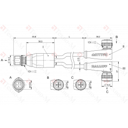 Y-образный распределитель Balluff BCC M414-M425-M425-U2068-060
