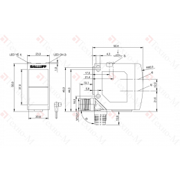Оптический датчик Balluff BOS 23K-NU-LD20-S4