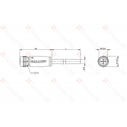 Разъем с кабелем Balluff BCC M415-0000-1A-068-VS24N7-050