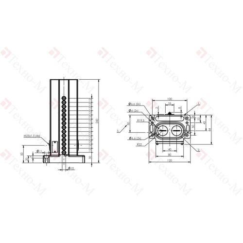 Блочный выключатель Balluff BNS 819-D14-R12-100-10