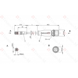 Соединительный кабель Balluff BCC M214-M414-3E-304-PX0414-003