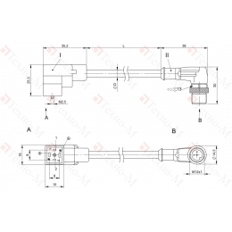 Соединительный кабель Balluff BCC VC04-M423-3E-664-PX0350-010