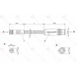 Соединительный кабель Balluff BCC W313-W413-3E-300-MW8334-010