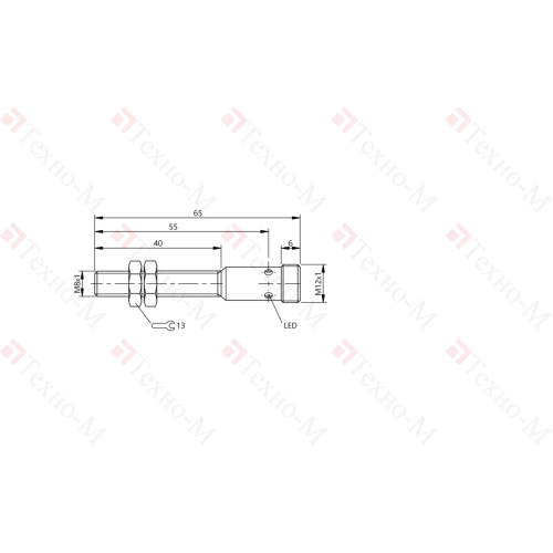 Индуктивный датчик Balluff BES M08MG1-PSC20A-S04G-W