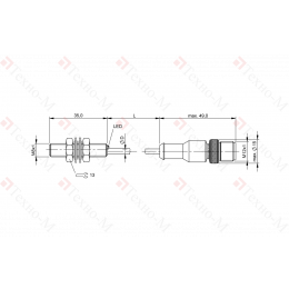 Индуктивный датчик Balluff BES 516-377-E3-C-S4-PU-00,3