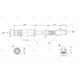 Соединительный кабель Balluff BCC S414-E894-8G-672-ES64N9-020-C009