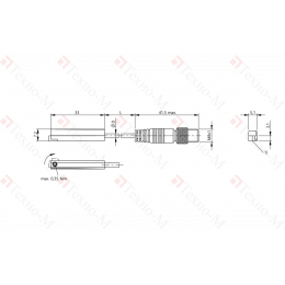 Магнитный датчик для цилиндра Balluff BMF 315M-PS-D-2-SA3-S49-00,3