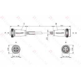 Соединительный кабель Balluff BCC B314-B314-30-304-MW8434-003