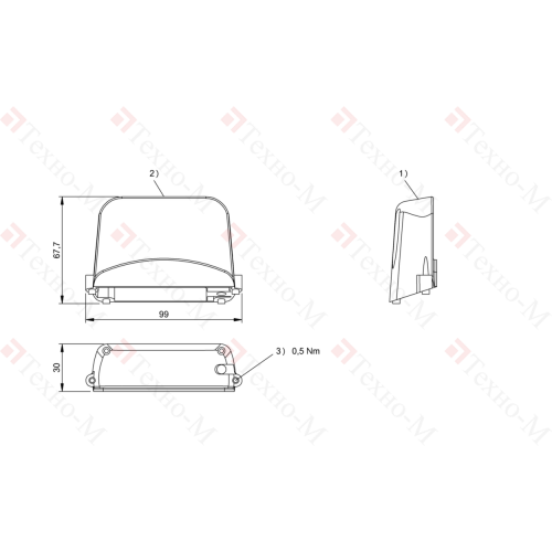 RFID головка чтения/записи Balluff BIS M-881-2-008-X