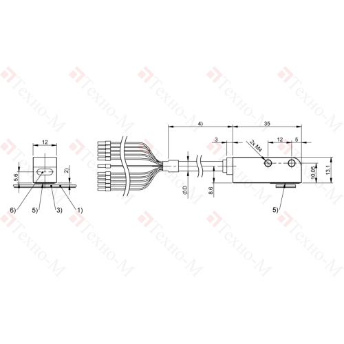 Магнитный энкодер Balluff BML SF2-I212-GZZZ-ZZZ5-KA05