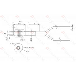 Оптоволоконный кабель Balluff BFO D22-XBF-LB-EAK-15-02