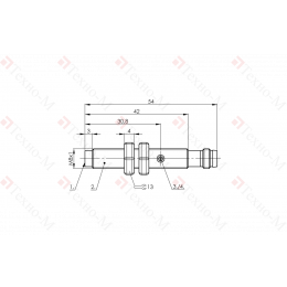 Емкостной датчик уровня Balluff BCS M08T4E2-PSM30G-S49G
