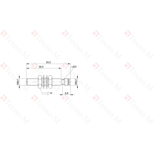Индуктивный датчик Balluff BES M08EG-PSC15B-S49G