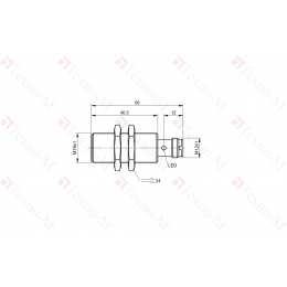 Индуктивный датчик Balluff BES M18EG1-PSC80N-S04G-S