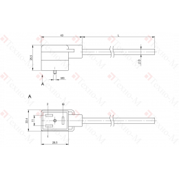 Разъем с кабелем Balluff BCC VB43-0000-10-055-VX8350-050