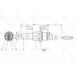 Емкостной датчик уровня Balluff BCS S44KK03-GPCFNG-EP02