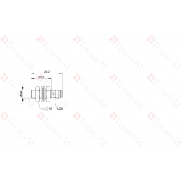 Индуктивный датчик Balluff BES M08EC-PSC20B-S49G