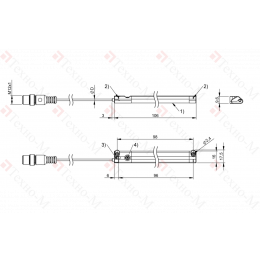 Датчик линейных перемещений Balluff BMP 01-EL1PP21A-0096-00-P00,5-S4
