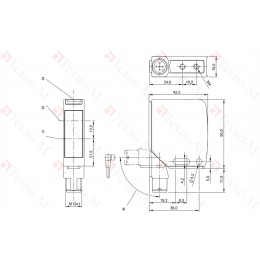 Оптический датчик расстояния Balluff BOD 21M-LA02-S92