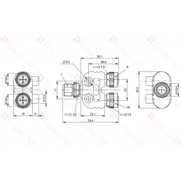 Y-образный распределитель Balluff BCC M415-M415-M415-U0057-000