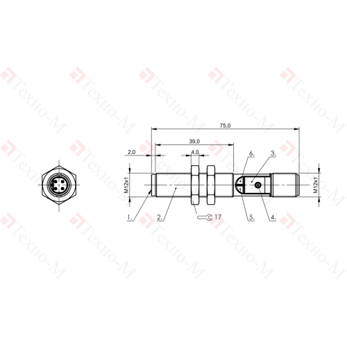 Емкостной датчик Balluff BCS M12BBG2-NSC40D-S04K