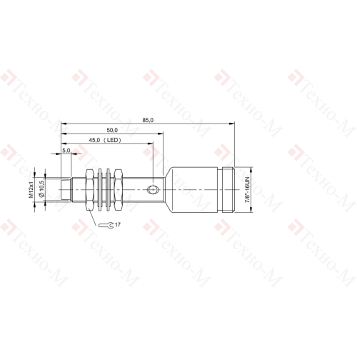 Индуктивный датчик Balluff BES 516-209-S5-E