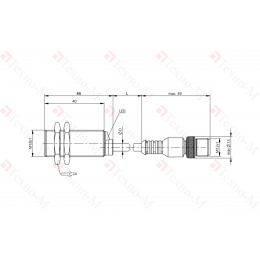 Индуктивный датчик Balluff BES M18MG-GSC70B-BP00,3-GS04