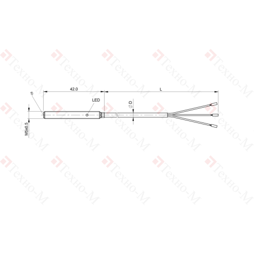 Индуктивный датчик Balluff BES M05EG-PSC08B-BP02