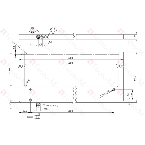 Щелевой датчик Balluff BGL 220A-002-S49