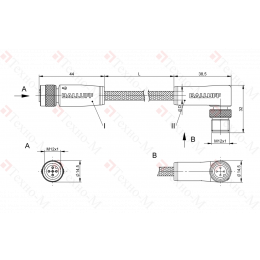Соединительный кабель Balluff BCC W415-W424-3A-304-MW8434-010