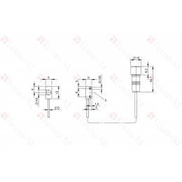 Оптоволоконный кабель Balluff BOH DI-Q06-001-01-S49F