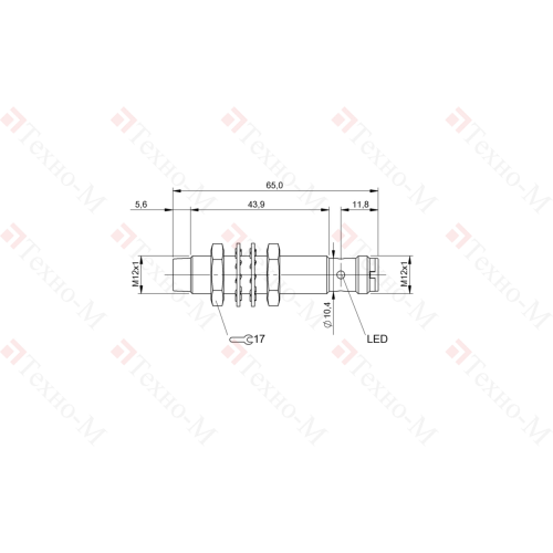 Индуктивный датчик Balluff BES M12MI-PAC80F-S04G
