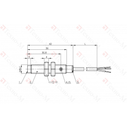 Емкостной датчик уровня Balluff BCS M08T4E1-PSM30G-EP02