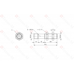 Ультразвуковой датчик Balluff BUS M12M1-NPX-02/015-S04G