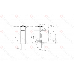 Оптический датчик расстояния Balluff BOD 6K-RA03-02