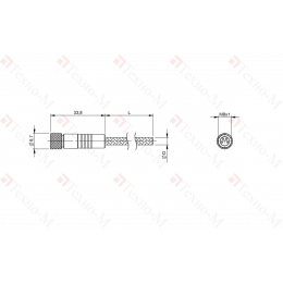 Разъем с кабелем Balluff BCC W314-0000-10-003-MW8434-010